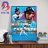 Miami Marlins Clinched MLB Postseason 2023 Wall Decor Poster Canvas