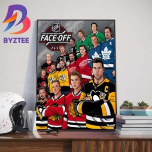 NHL Face Off 2023 Wall Decor Poster Canvas