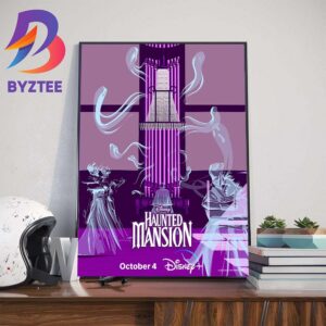 New Poster For Haunted Mansion Of Disney Wall Decor Poster Canvas