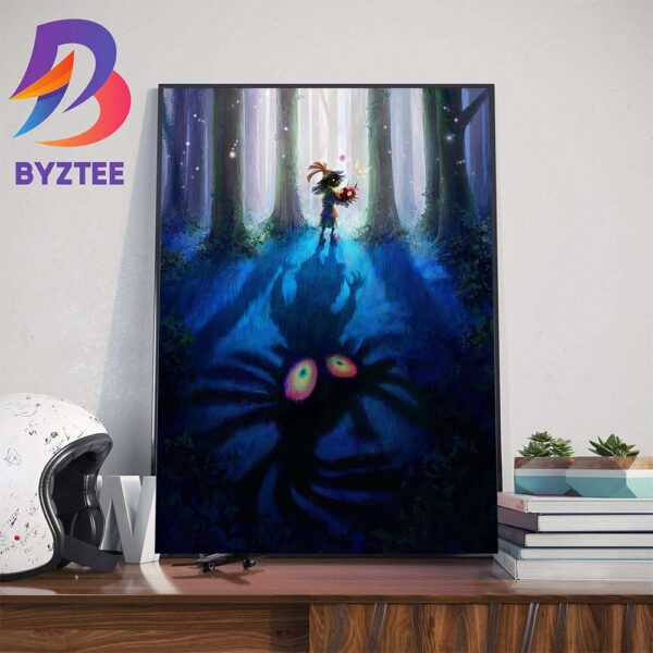 Official Art Poster For The Legend Of Zelda Majoras Mask Wall Decor Poster Canvas