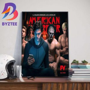 Official Poster For American Horror Story Grindr With Starring Evan Peters Wall Decor Poster Canvas