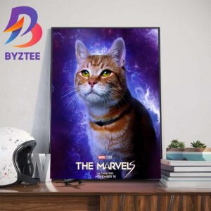 Official Poster For Goose the Flerken In The Marvels Movie Of Marvel Studios Wall Decor Poster Canvas