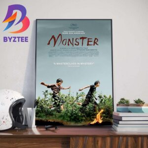 Official Poster For Monster Wall Decor Poster Canvas