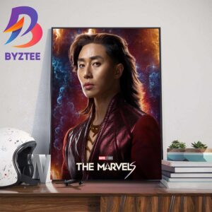 Official Poster For Park Seo-joon as Prince Yan In The Marvels Movie Of Marvel Studios Wall Decor Poster Canvas