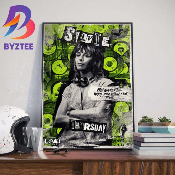 Official Poster For Sophia Di Martino as Sylvie In Loki Season 2 Wall Decor Poster Canvas
