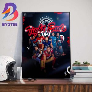 Official Poster NFL Happy National Tight Ends Day Wall Decor Poster Canvas