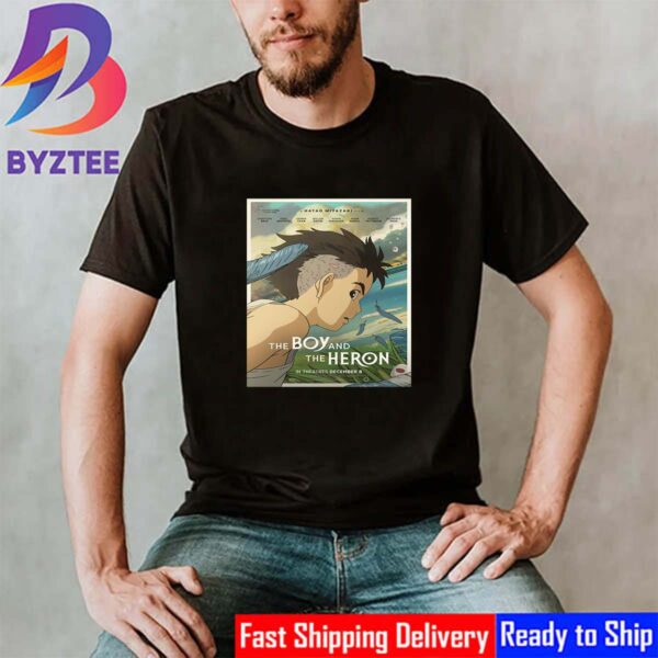 Official Poster The Boy And The Heron From Hayao Miyazaki And Studio Ghibli Classic T-Shirt