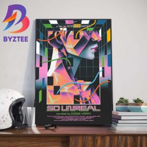 Official poster For So Unreal Of Amanda Kramer Wall Decor Poster Canvas