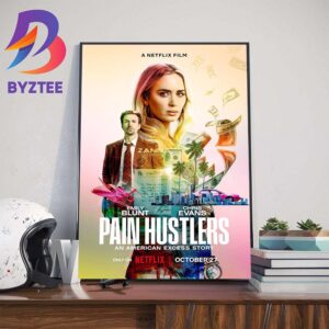 Pain Hustlers Official Poster Wall Decor Poster Canvas
