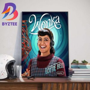 Rakhee Thakrar as Lottie Bell in Wonka Movie Wall Decor Poster Canvas