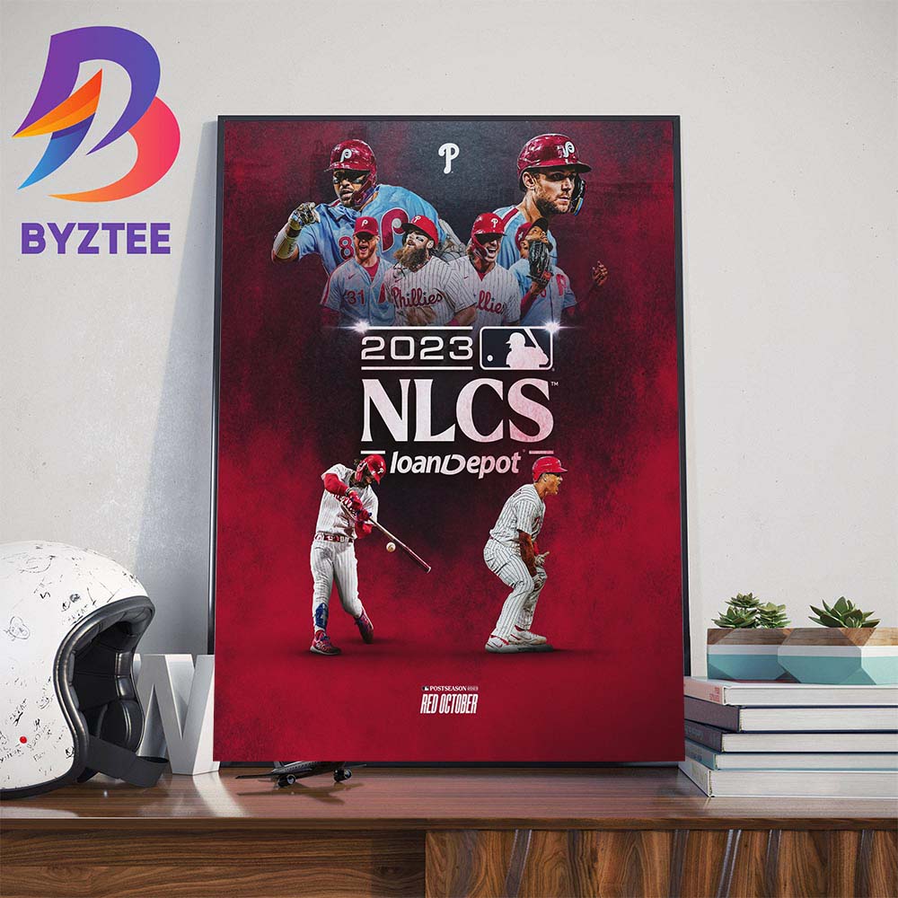 Red October Philadelphia Phillies Onto The 2023 NLCS Wall Decor