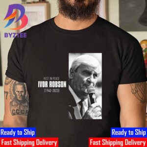 Rest In Peace Ivor Robson 1940 2023 The Voice Of The Open Over 41 Legendary Years Classic T-Shirt