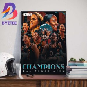 Rise Of A Dynasty The Las Vegas Aces Are Back To Back 2023 WNBA Champions Wall Decor Poster Canvas