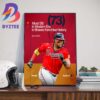 Spencer Strider Is The Latest Atlanta Braves Player To Enter The Franchise Record Books Wall Decor Poster Canvas