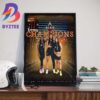 The 2023 WNBA Finals MVP Is Aja Wilson Of Las Vegas Aces Champions Wall Decor Poster Canvas