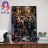 The Las Vegas Aces Back To Back WNBA Champions 2023 Wall Decor Poster Canvas