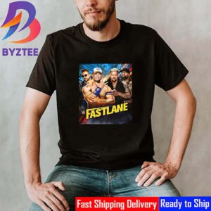 The Super Team Of John Cena And LA Knight Take On Jimmy Uso And Solo Sikoa At WWE Fastlane Classic T-Shirt