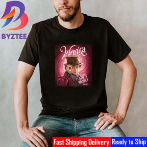Timothee Chalamet as Willy Wonka in Wonka Movie Classic T-Shirt