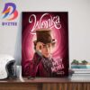 Tom Davis as Bleacher in Wonka Movie Wall Decor Poster Canvas