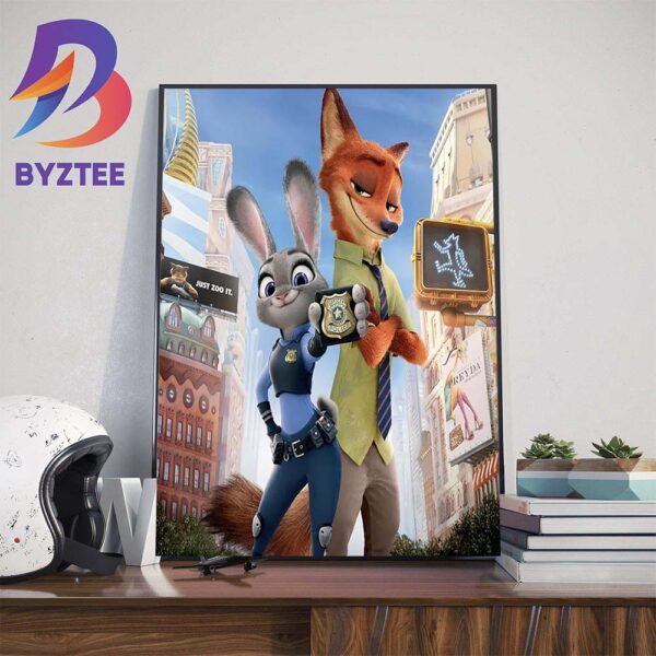 Zootopia 2 Official Poster Wall Decor Poster Canvas