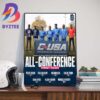 2023 CUSA Mens Cross Country All-Conference Second Team Wall Decor Poster Canvas