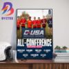 2023 CUSA Mens Cross Country All-Conference Third Team Wall Decor Poster Canvas