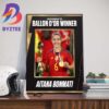 Aitana Bonmati And Lionel Messi For 2023 Ballon dOr Winners Wall Decor Poster Canvas