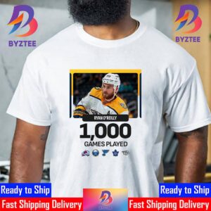 Congrats Ryan OReilly 1000 NHL Games Played Classic T-Shirt