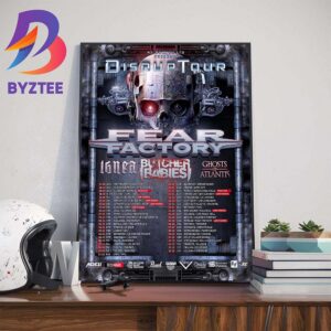 Fear Factory First Show Of The Disrup Tour At Nottingham England At Rock City Wall Decor Poster Canvas