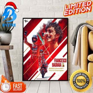 It’s Back-To-Back Glory For Pecco Bagnaia Your 2023 MotoGP World Champion Home Poster