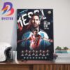 Lionel Messi Officially Wins His Eighth Career Ballon dOr Wall Decor Poster Canvas