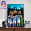 Manchester City Are Very Well Represented At The 2023 Ballon dOr Ceremony Wall Decor Poster Canvas
