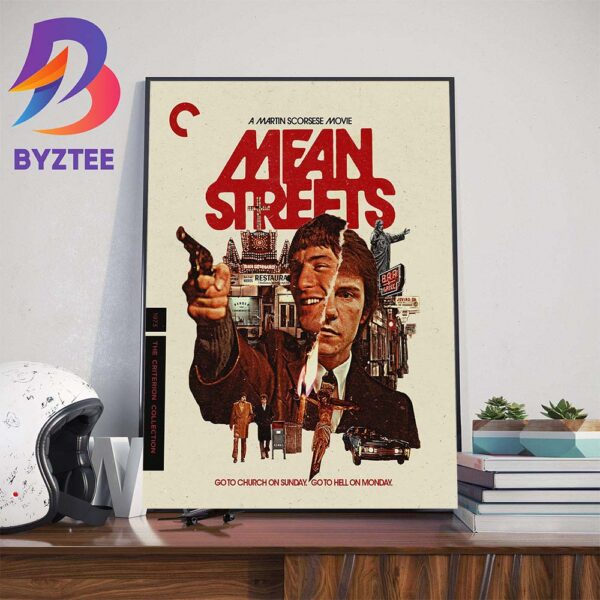 Mean Streets New Poster A Martin Scorsese Movie Wall Decor Poster Canvas