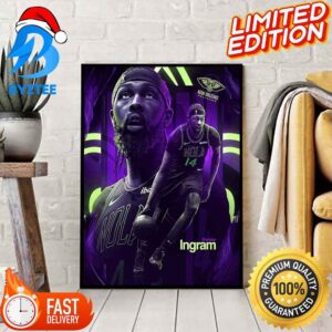 NBA New Orleans Pelicans Player Bradon Ingram Home Decor Poster