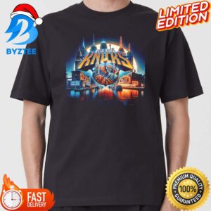 NBA Realistic 3D Logo Of New York Knicks Classic T-shirt