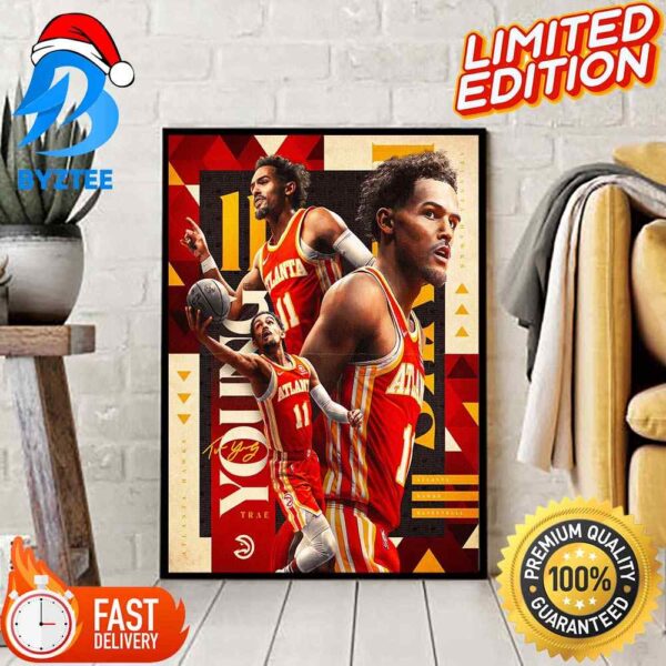NBA Trae Young The Number 11 Of Atlanta Hawks Home Poster