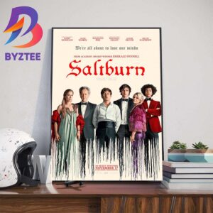 New Poster For Saltburn Movie Wall Decor Poster Canvas