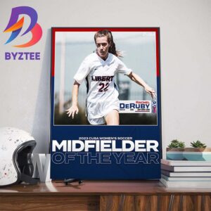Rachel DeRuby Is The 2023 CUSA Womens Soccer Midfielder Of The Year Wall Decor Poster Canvas