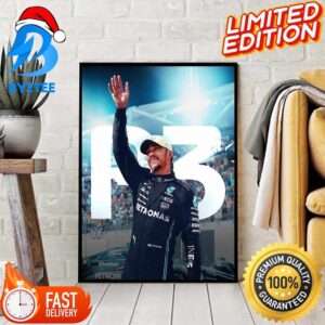 Six Podiums 234 Points And P3 In The Drivers Standings For Lewis Hamilton In 2023 Home Poster