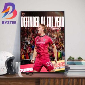 St Louis CITY SC Tim Parker MLS Defender Of The Year Finalist Wall Decor Poster Canvas