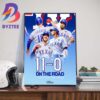 Go And Take It Texas Rangers Hello 2023 MLB World Series Bound Wall Decor Poster Canvas