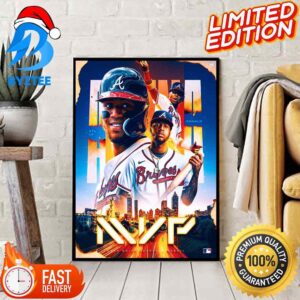 The MLB National League MVP Ronald Acuna Jr. Of Atlanta Braves Stylish Home Poster