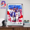 The Texas Rangers Are 2023 World Series Champions For The First Time In Franchise History Wall Decor Poster Canvas