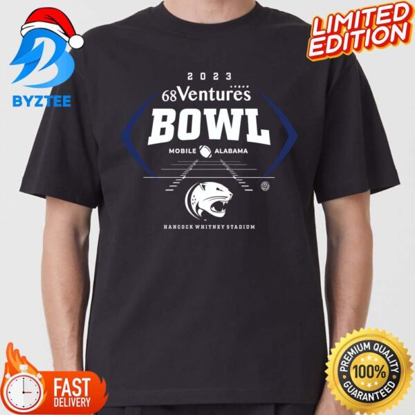 2023 68 Ventures Bowl Team South Alabama In Rugby Ball College Football Bowl Shirt