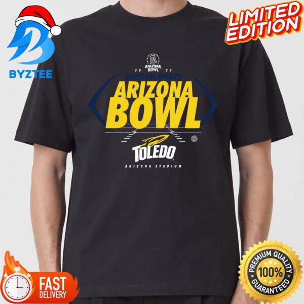 2023 Arizona Bowl Team Toledo Logo In Rugby Ball College Football Bowl Shirt