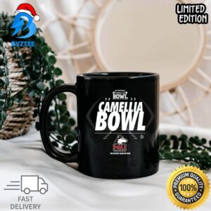 2023 Camellia Bowl Team Northern Illinois In Rugby Ball College Football Bowl Custom Mug