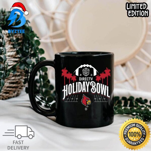 2023 Directv Holiday Bowl Team Louisville Logo College Football Bowl Custom Mug