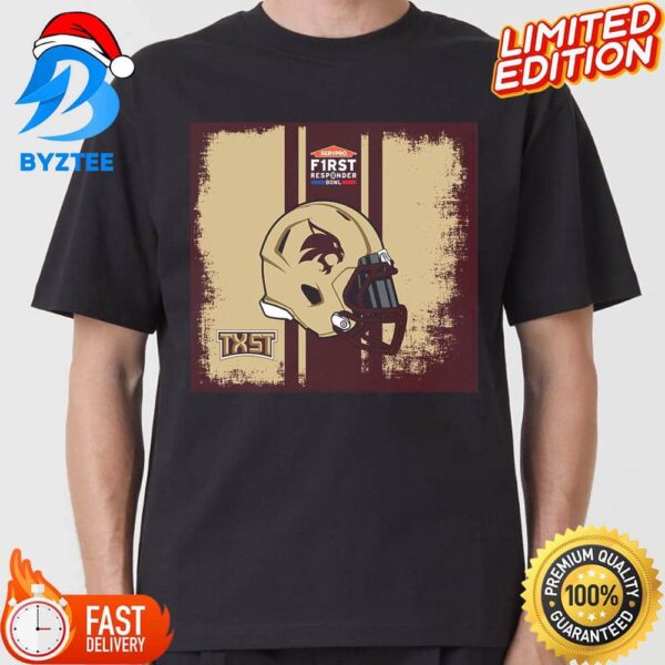 2023 First Responder Bowl Team Texas State College Football Bowl Shirt