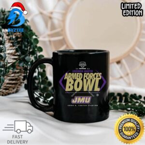 2023 Lockheed Martin Armed Forces Bowl Team JMU College Football Bowl Custom Mug