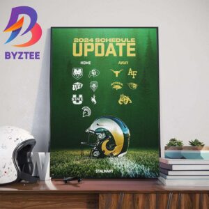 2023 Mountain West Conference Matchups Are Set Poster By Colorado State Football Wall Decor Poster Canvas